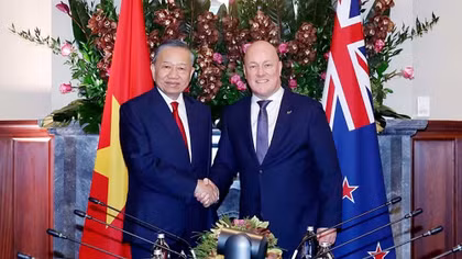 Phát triển toàn diện quan hệ giữa hai nước Việt Nam và New Zealand