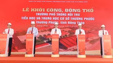 Đồng loạt khởi công các trường nội trú khu vực biên giới