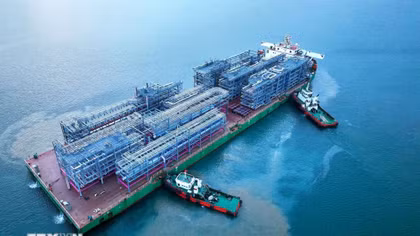 Gần 2.000 tấn Module “Made in Vietnam” do Doosan Vina sản xuất trên đường đến thị trường Hoa Kỳ. (Nguồn: TTXVN)