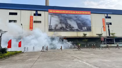 Lào Cai: Thực tập phương án chữa cháy và cứu nạn, cứu hộ cấp tỉnh năm 2026