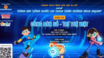 Phát động Cuộc thi "Công dân số - Trí tuệ Việt" cho học sinh toàn quốc