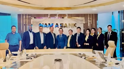 Nam A Bank nâng quy mô hợp tác với BlueOrchard lên 100 triệu USD