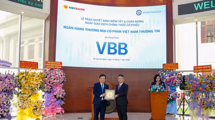 Cổ phiếu Vietbank chính thức niêm yết trên HOSE