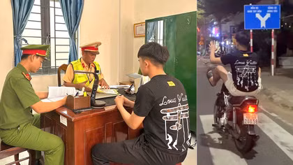 Xử phạt người giao xe trong vụ “thiếu niên lái xe bằng 2 chân”