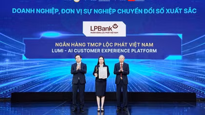 Tổng đài AI Lumi của LPBank thắng Giải thưởng Chuyển đổi số Việt Nam 2026