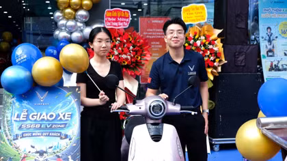 VinFast khai trương 66 đại lý xe máy điện mới trong 1 ngày