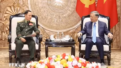 Tổng Bí thư, Chủ tịch nước Tô Lâm tiếp Phó Thủ tướng, Bộ trưởng Bộ Quốc phòng Lào