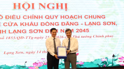 Công bố điều chỉnh quy hoạch Khu kinh tế cửa khẩu Đồng Đăng - Lạng Sơn