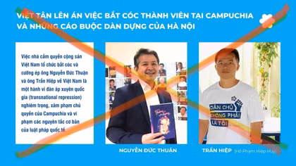 Không thể nhân danh nhân quyền để đánh tráo bản chất, bao che khủng bố