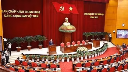 Thông báo Hội nghị lần thứ 11 Ban Chấp hành Trung ương Đảng khóa XIII