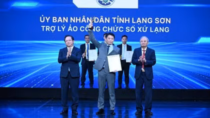 Tỉnh Lạng Sơn được vinh danh giải thưởng Cơ quan nhà nước chuyển đổi số xuất sắc