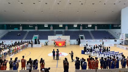 Khai mạc Giải Bóng rổ Trẻ VnExpress Cup Ziaja 2026 khu vực Hà Nội