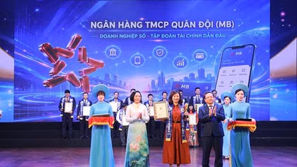 BIZ MBBank được vinh danh tại lễ biểu dương thành tựu tác động vì Việt Nam số 2026
