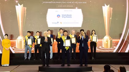 VietinBank iPay Mobile lọt Top 10 Sao Khuê 2026