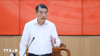 Thủ tướng Lê Minh Hưng làm việc với Ban Thường vụ Thành ủy Cần Thơ.