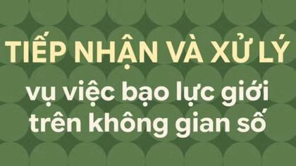 Tiếp nhận và xử lý vụ việc bạo lực giới trên không gian số