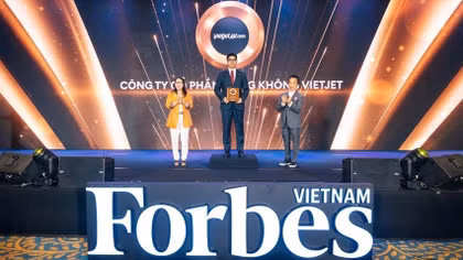 Vietjet tiếp tục nằm trong Top 50 công ty niêm yết tốt nhất Việt Nam 2026