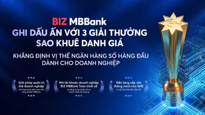 MB ghi dấu ấn với 5 giải thưởng Sao Khuê 2026