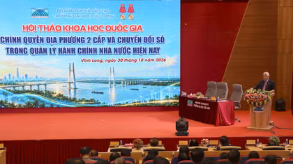 Hội thảo khoa học quốc gia về chính quyền địa phương 2 cấp và chuyển đổi số