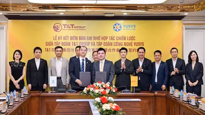 Đại diện T&T Group và Yusys Technologies ký kết Biên bản ghi nhớ hợp tác chiến lược.