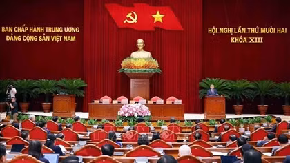 Thông báo Hội nghị lần thứ 12 Ban Chấp hành Trung ương Đảng khóa XIII