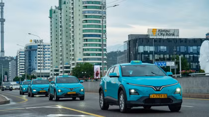 Green SM chính thức ra mắt dịch vụ gọi xe thuần điện tại Kazakhstan