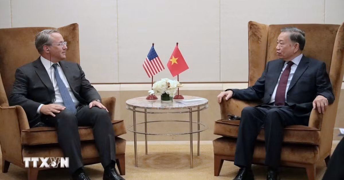 Tổng Bí thư, Chủ tịch nước Tô Lâm tiếp đại diện một số tập đoàn kinh tế tại Hoa Kỳ