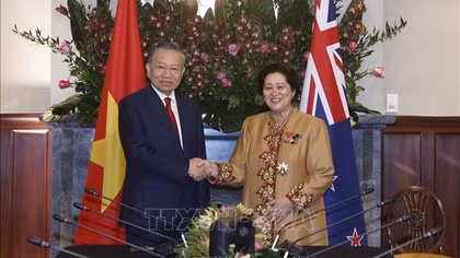 Tổng Bí thư, Chủ tịch nước Tô Lâm hội kiến Toàn quyền New Zealand