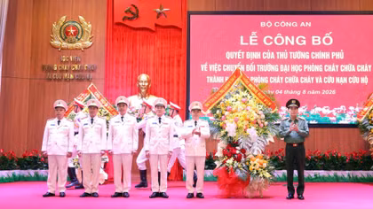 Xây dựng Học viện PCCC&CNCH là một trong 6 học viện đầu ngành trong CAND