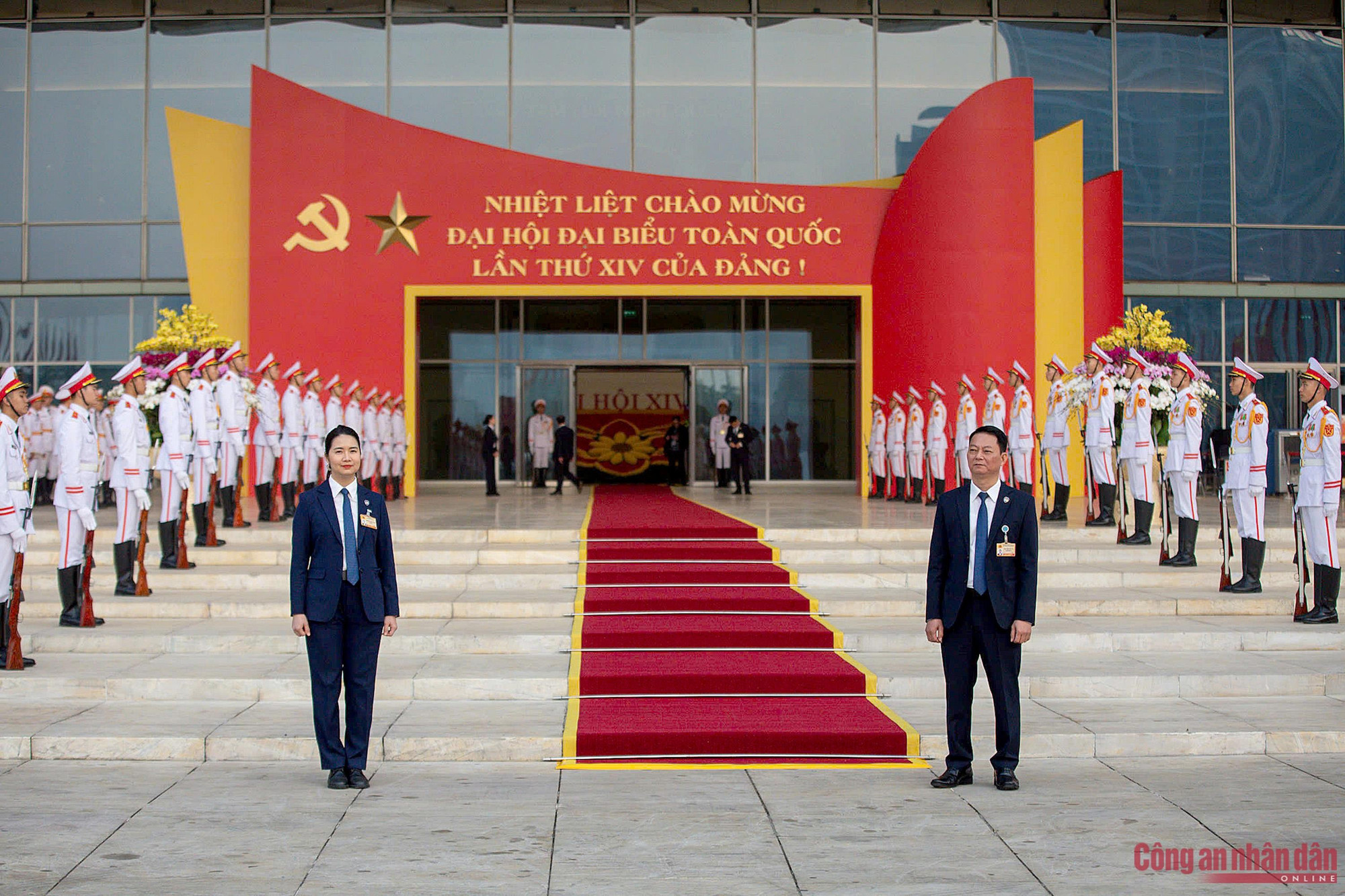 Công an Hà Nội diễn tập tổng duyệt dẫn đoàn đại biểu dự Đại hội XIV của Đảng -1