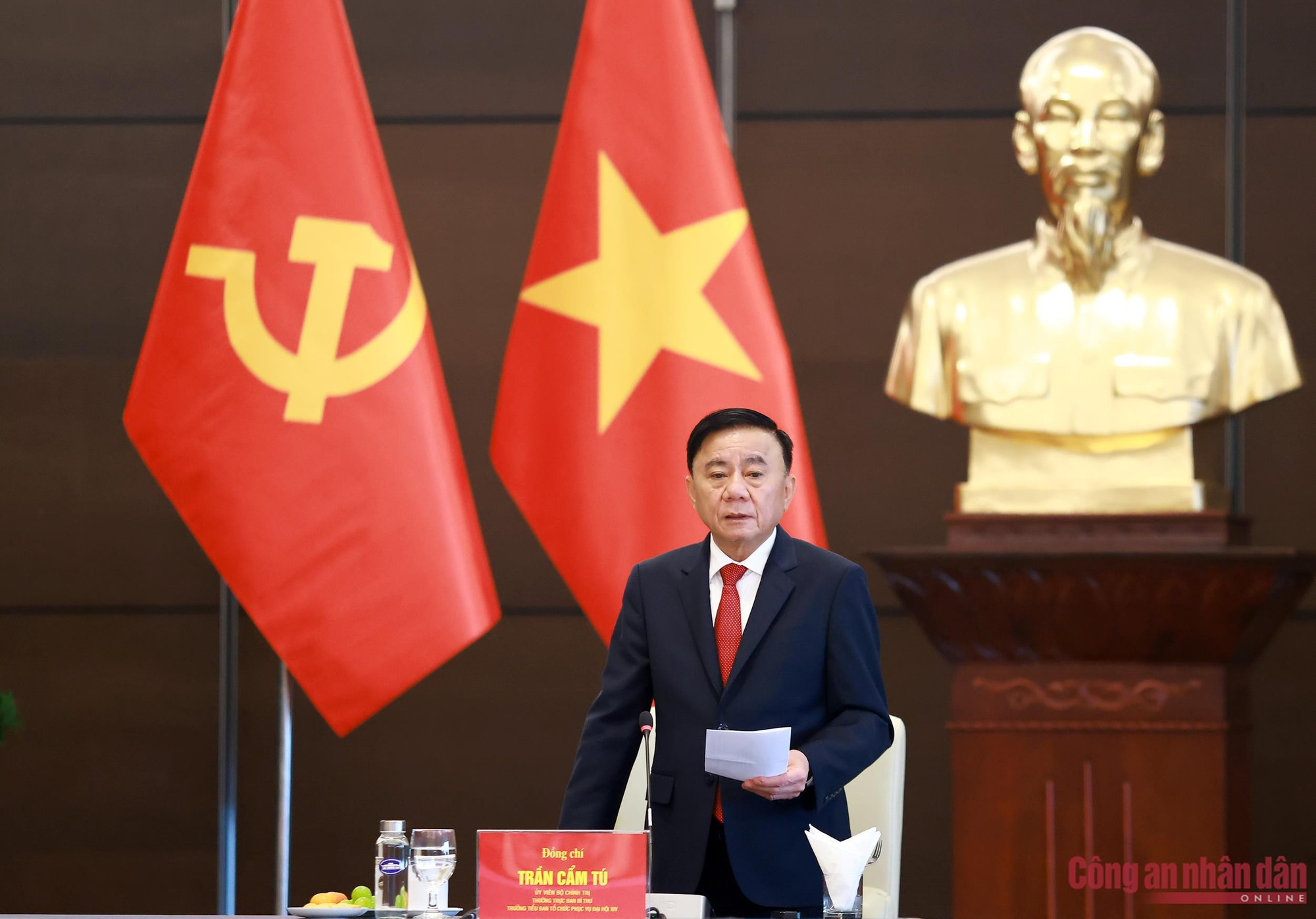 Thường trực Ban Bí thư Trần Cẩm Tú tổng duyệt công tác tổ chức phục vụ Đại hội XIV của Đảng -6