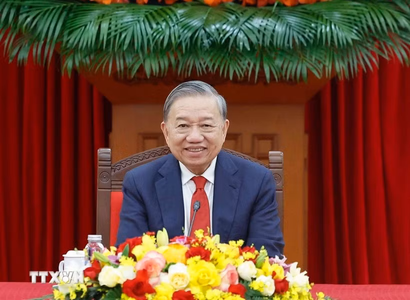 Tổng Bí thư Tô Lâm điện đàm với Bí thư thứ nhất, Chủ tịch Cuba Miguel Diaz-Canel -0