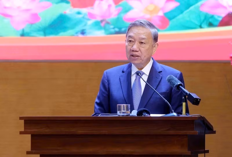 Tổng Bí thư Tô Lâm thăm và chúc Tết Cục An ninh điều tra Bộ Công an -0