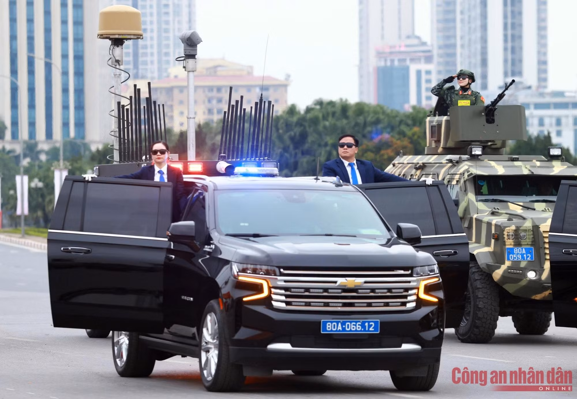 Ngắm dàn phương tiện đặc chủng của CAND sẵn sàng xuất quân bảo vệ Đại hội Đảng -0