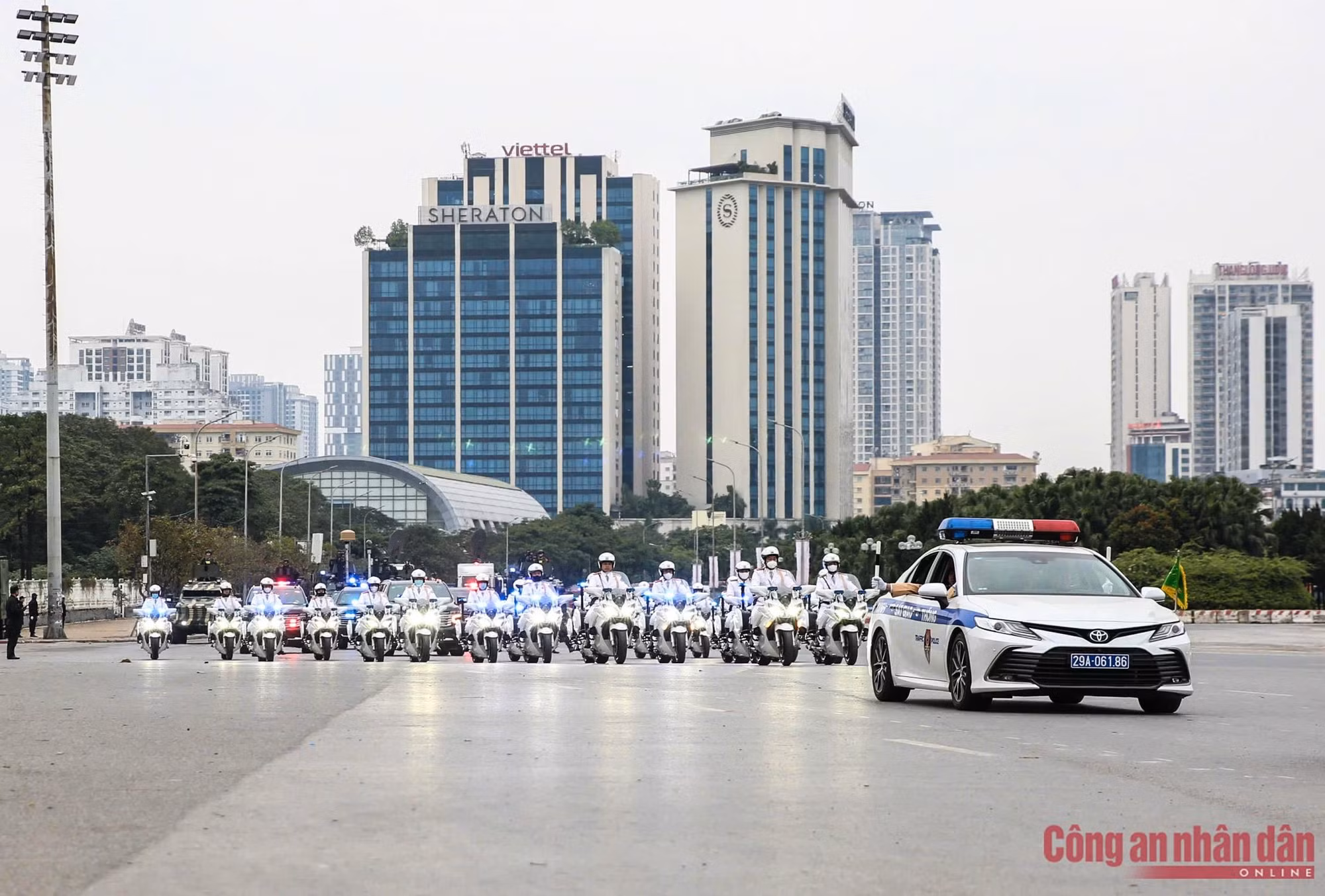 Ngắm dàn phương tiện đặc chủng của CAND sẵn sàng xuất quân bảo vệ Đại hội Đảng -0