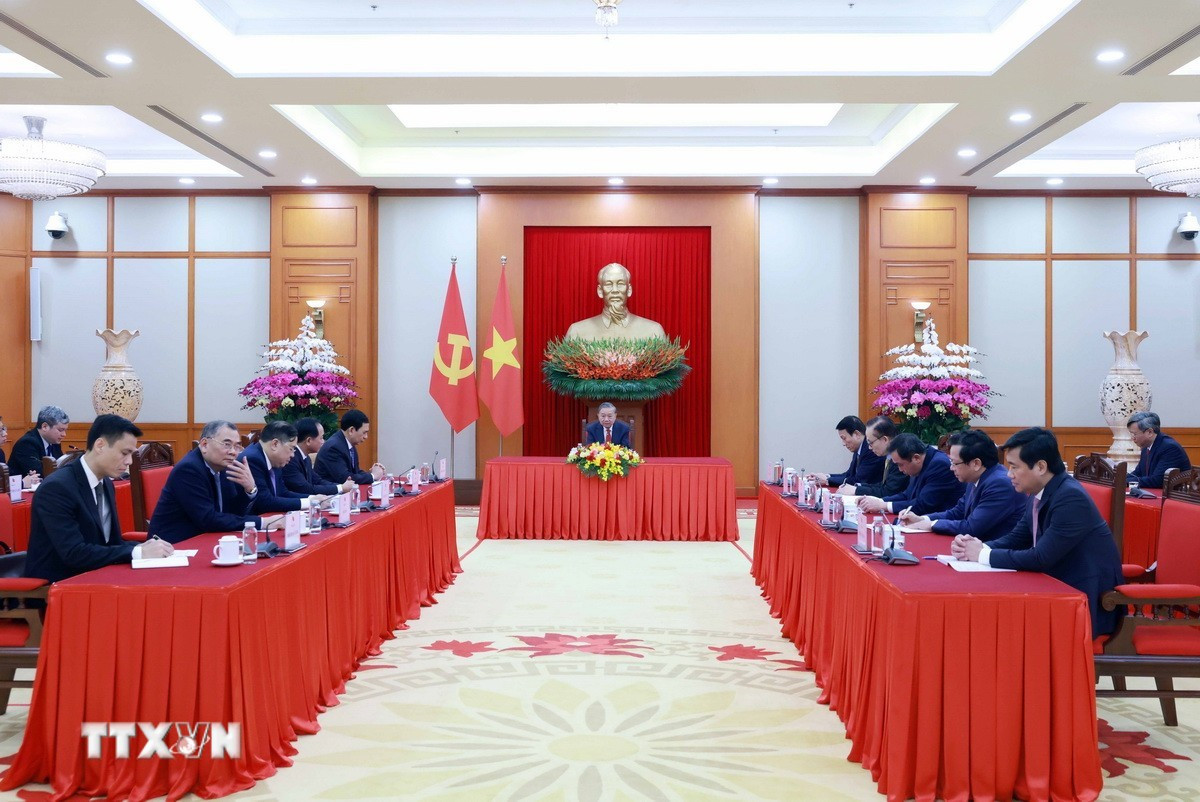 Tổng Bí thư Tô Lâm điện đàm với Bí thư thứ nhất, Chủ tịch Cuba Miguel Diaz-Canel -0