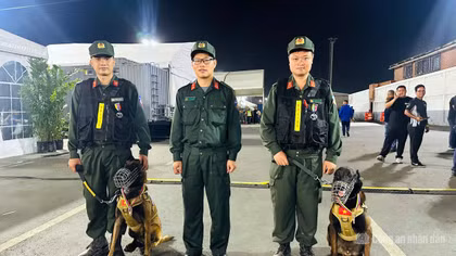 Chuyện về hai chú chó nghiệp vụ giữa tâm chấn Venezuela