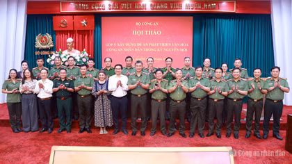 Phát triển văn hóa Công an nhân dân thành sức mạnh nội sinh trong kỷ nguyên mới