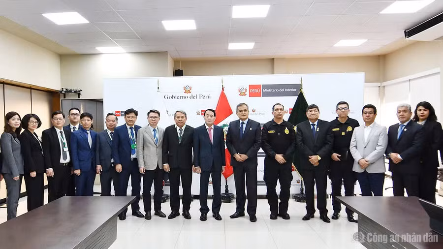 Tăng cường hợp tác phòng, chống tội phạm xuyên quốc gia Việt Nam - Peru