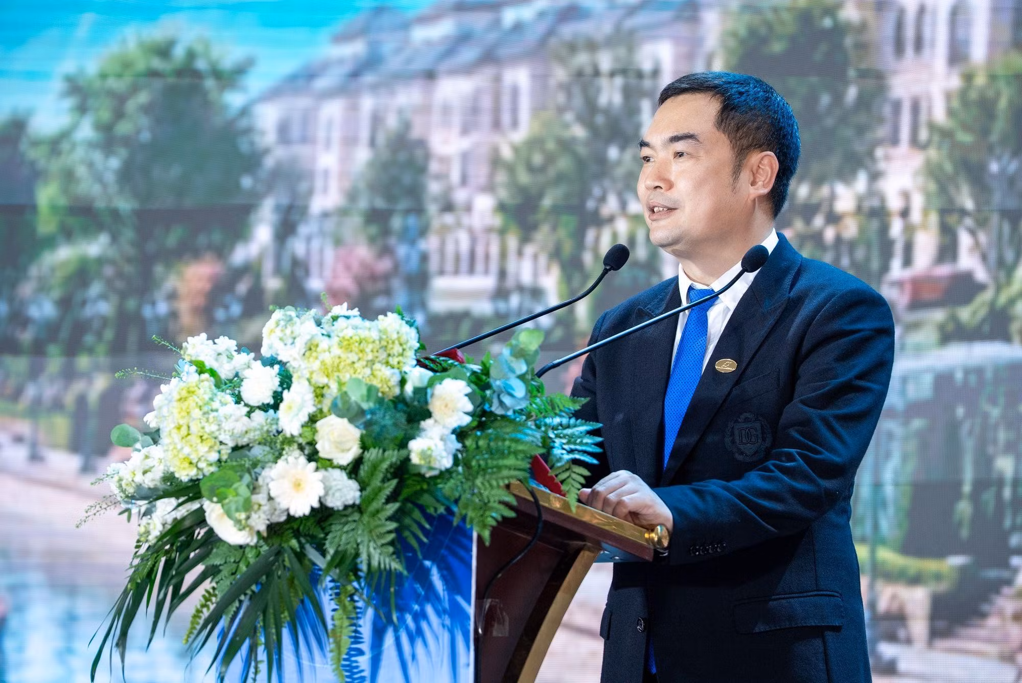 Ông Đỗ Văn Trường – Phó Chủ tịch HĐQT Sunshine Group phát biểu tại sự kiện.