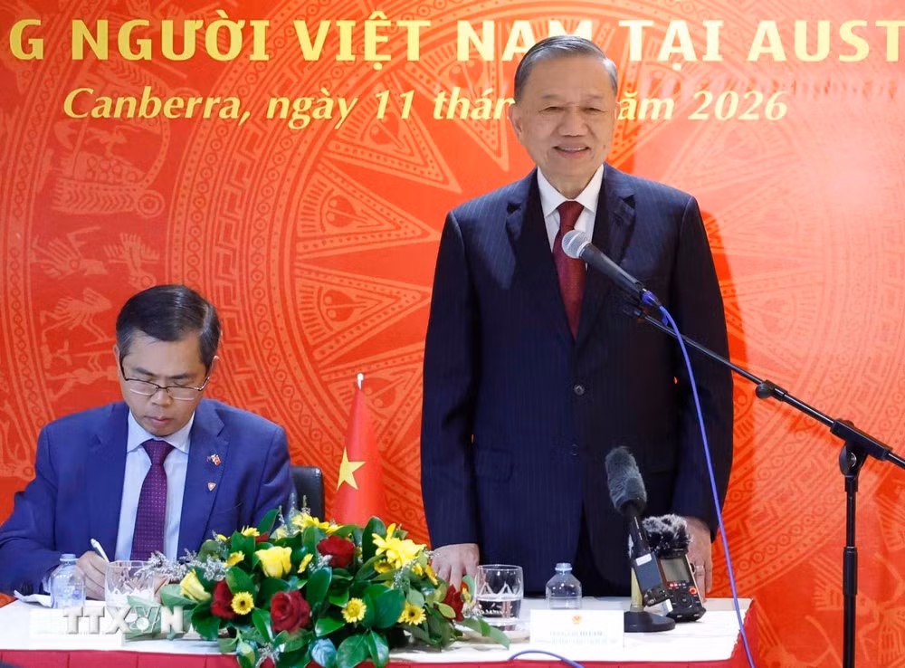 Tổng Bí thư, Chủ tịch nước Tô Lâm phát biểu. (Ảnh: Thống Nhất/TTXVN)