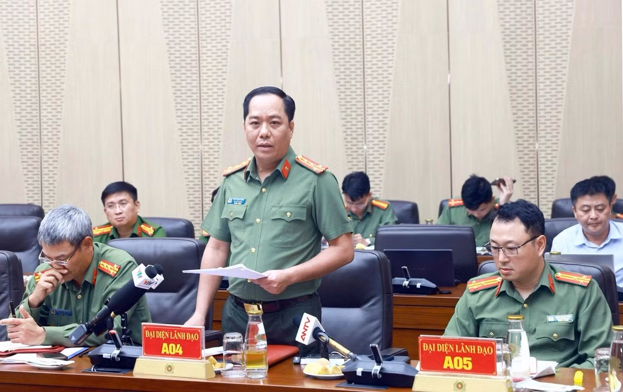 Đại tá Phạm Mạnh Hùng, Phó cục trưởng Cục An ninh kinh tế thông tin về sai phạm liên quan sàn tiền số VNDC và vai trò của Vương Lê Vĩnh Nhân.