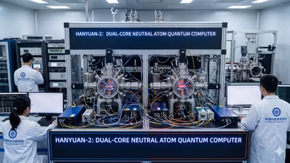 Cận cảnh bên trong máy tính lượng tử Hanyuan-2. Ảnh: Quantum Computing Report