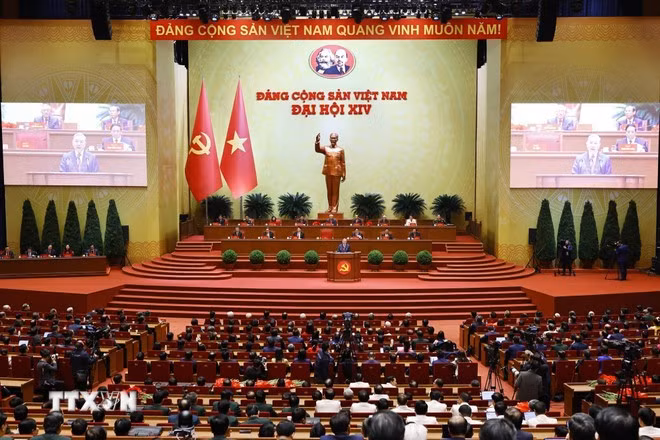 Thông qua Nghị quyết Đại hội đại biểu toàn quốc lần thứ XIV của Đảng -1
