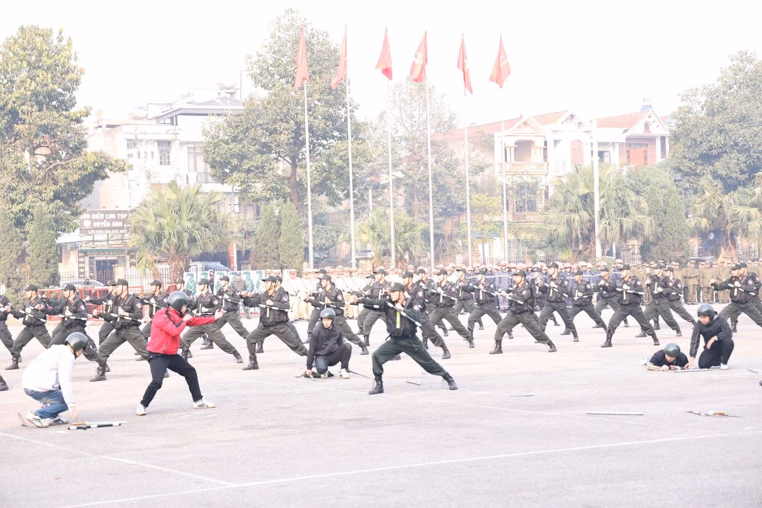 Phú Thọ diễn tập phương án tác chiến bảo đảm ANTT Đại hội đại biểu toàn quốc lần thứ XIV của Đảng -0