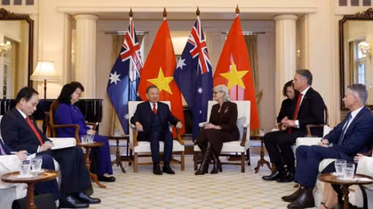 Tổng Bí thư, Chủ tịch nước Tô Lâm hội kiến Toàn quyền Australia