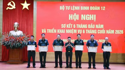 Binh đoàn 12: Nhiều giải đột phá, hoàn thành toàn diện mọi nhiệm vụ