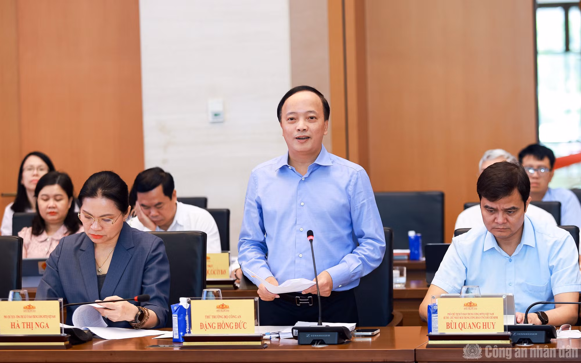 Thứ trưởng Đặng Hồng Đức phát biểu tại hội nghị.