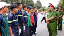 Kiểm tra công tác tập luyện nghiệp vụ CNCH tại Công an TP Cần Thơ