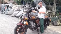 Mô tô bằng gốc cây của nông dân Lâm Đồng khiến dân chơi xe sửng sốt
